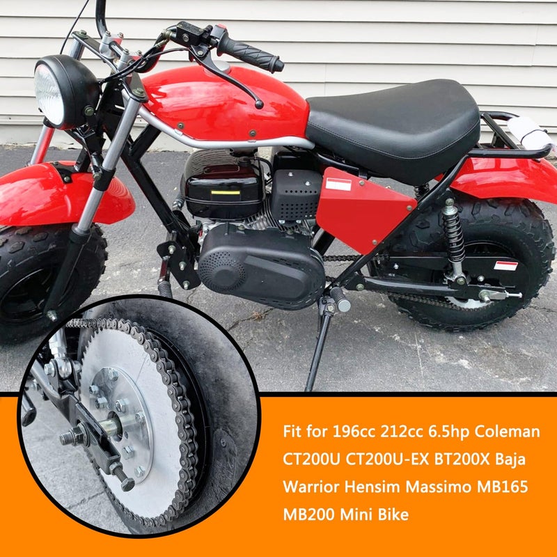 HOLATO Rear #420 Drive Chain 90 Links + Master Link for Coleman 196cc 212cc 6.5hp CT200U CT200U-EX BT200X Baja Warrior Hensim MB200 Massimo TrailMaster MB165 Mini Bike Heavy Duty Parts - Image 2